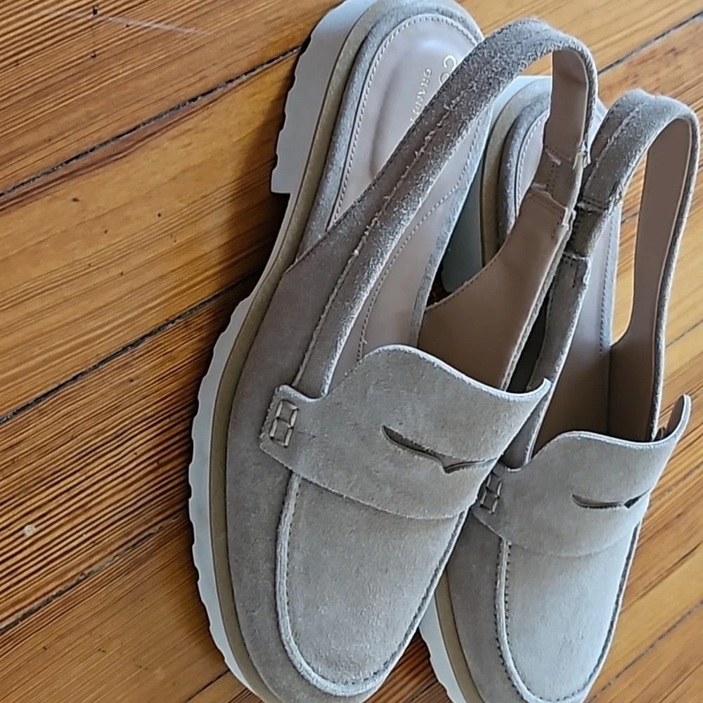 Cole Haan Geneva Lug Sole Sling Back Loafer - Picture 3 of 3